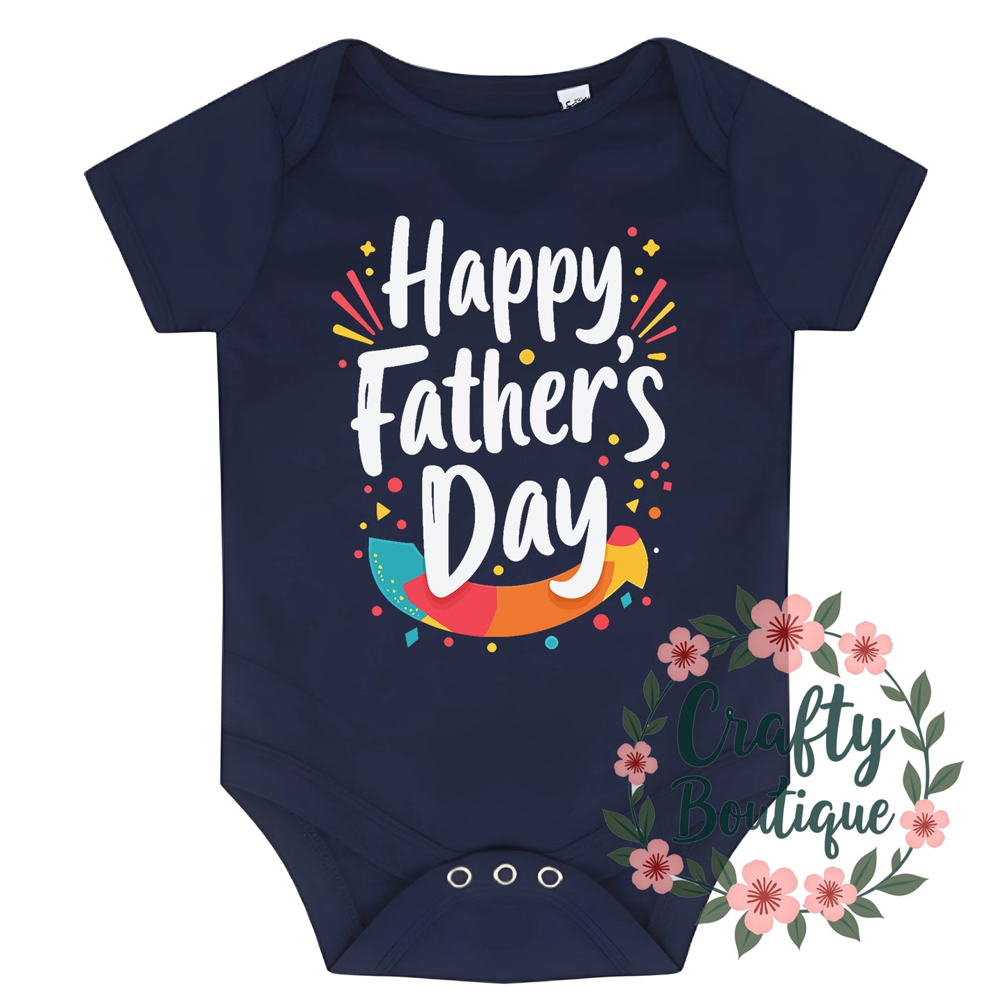 Happy Father's Day, Cute Baby Bodysuit, 1st Father's Day Vest - 1356