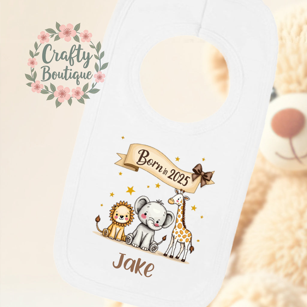 Personalised Baby Grow, Born In 2025 New Baby Bodysuit - 1099
