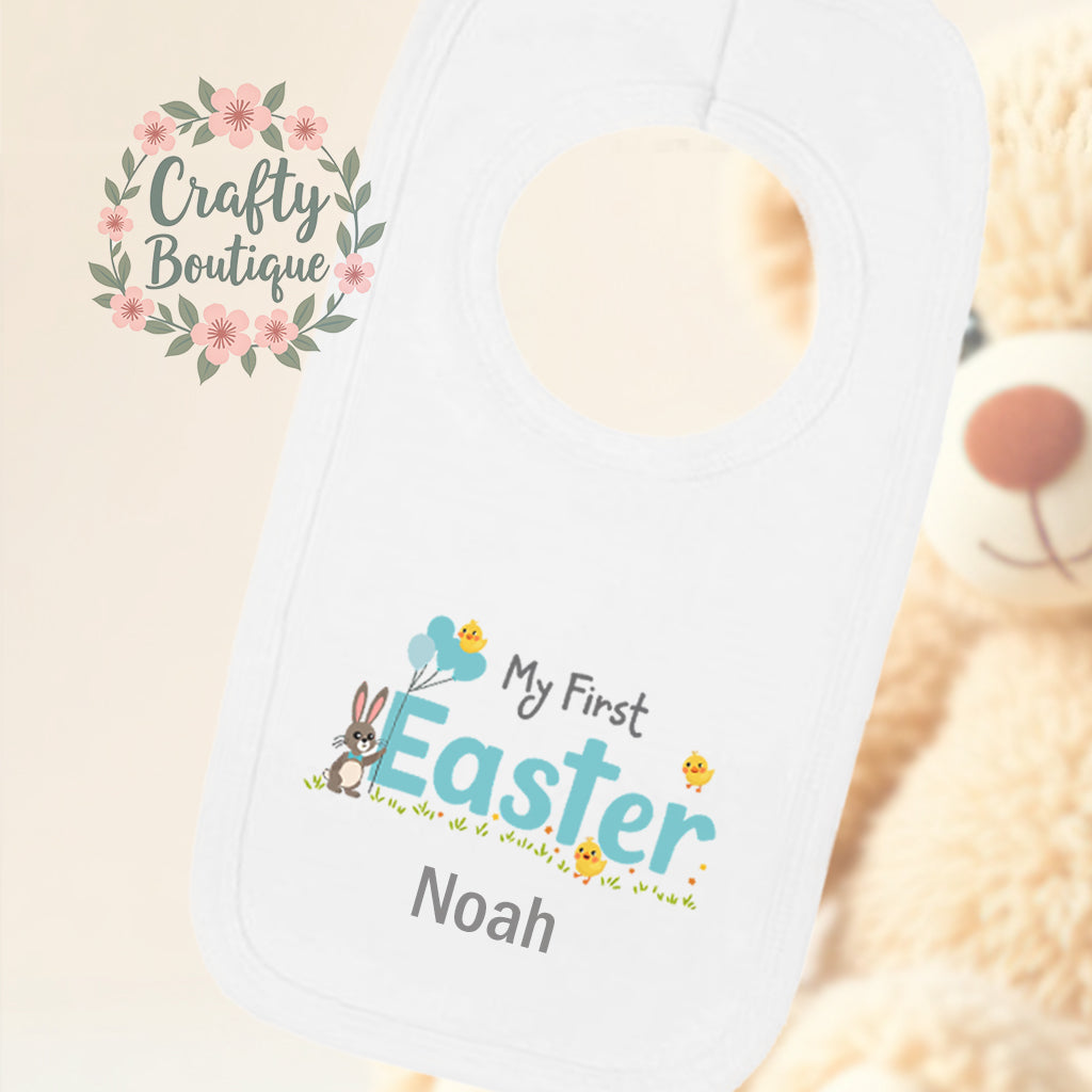 My First Easter New Baby Cute Bunny Bodysuit, Sleepsuit, Bib - 1148