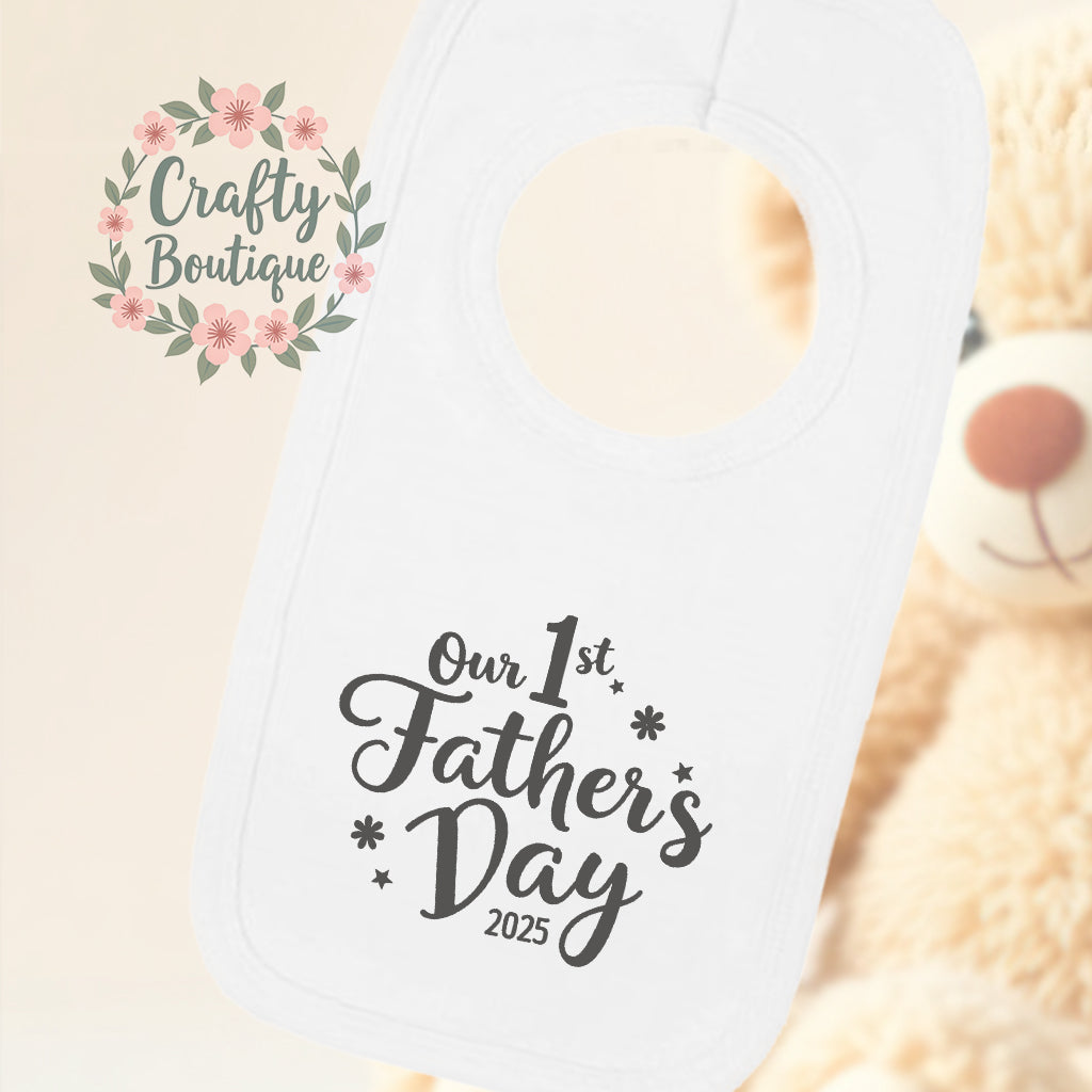 Father's Day Tshirt, Our First Fathers Day Baby Grow - 1228