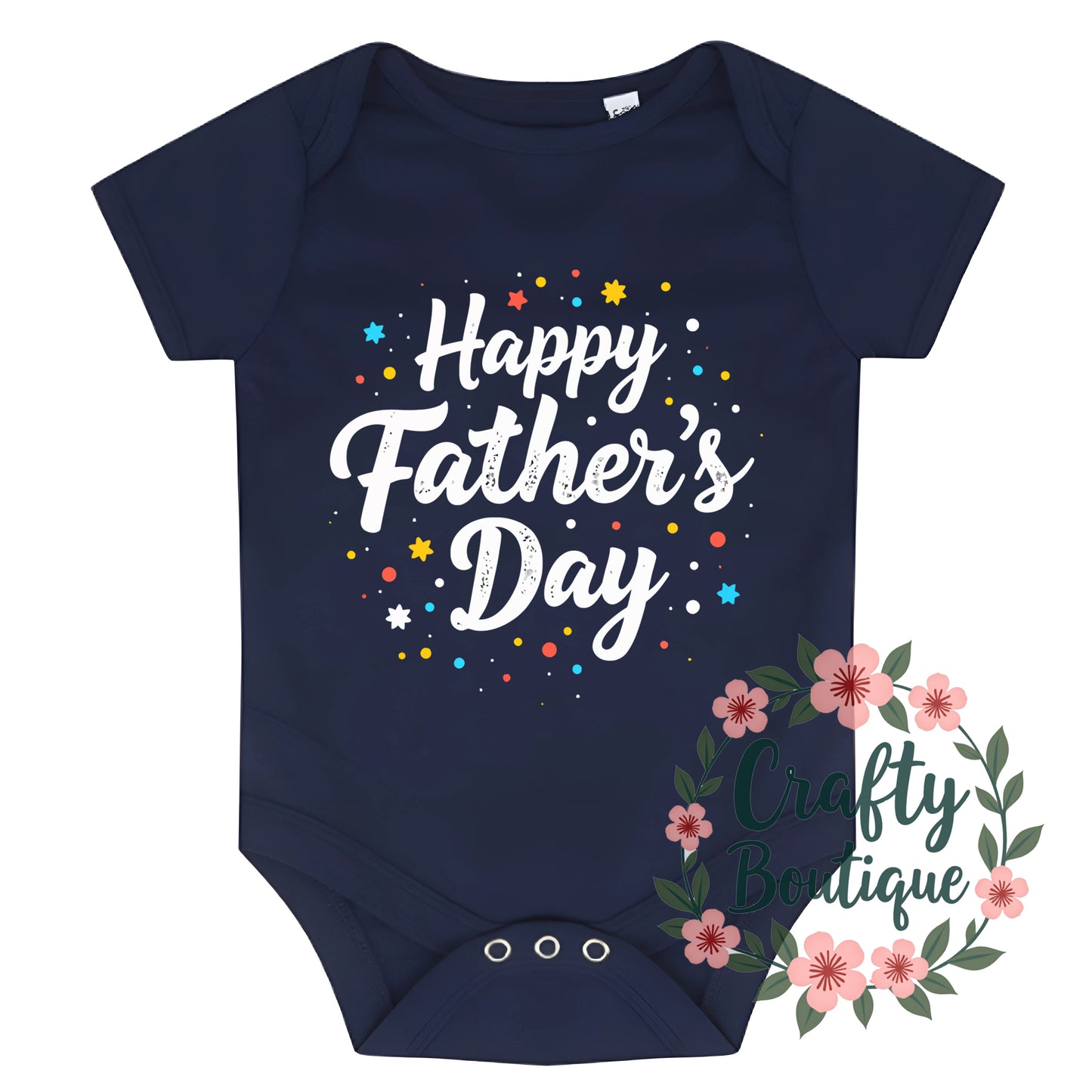 Happy Father's Day, Cute Baby Bodysuit, 1st Father's Day Vest - 1350